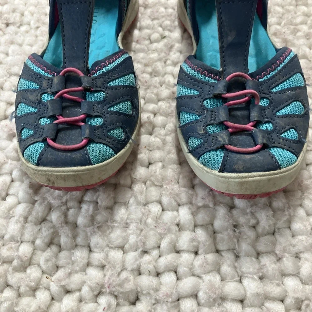 Kids Merrell Hydro Jr‎ Blue Shoes Size 2.0W Sandals Water Outdoors Canoe Beach